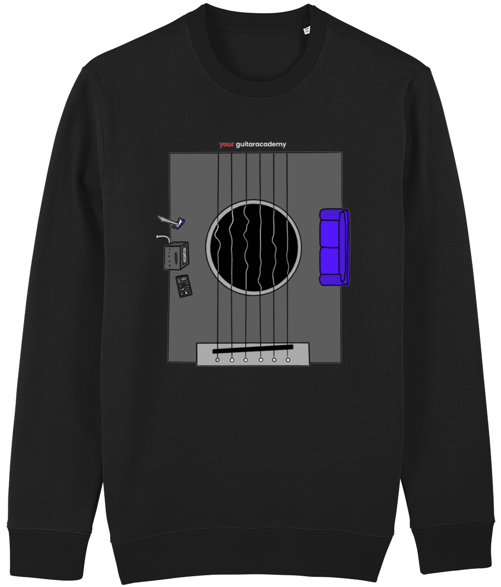 Good Vibrations in Blue Grey Sweatshirt