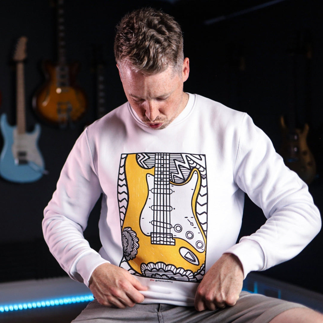 Yellow Thunderstruck Strat Sweatshirt