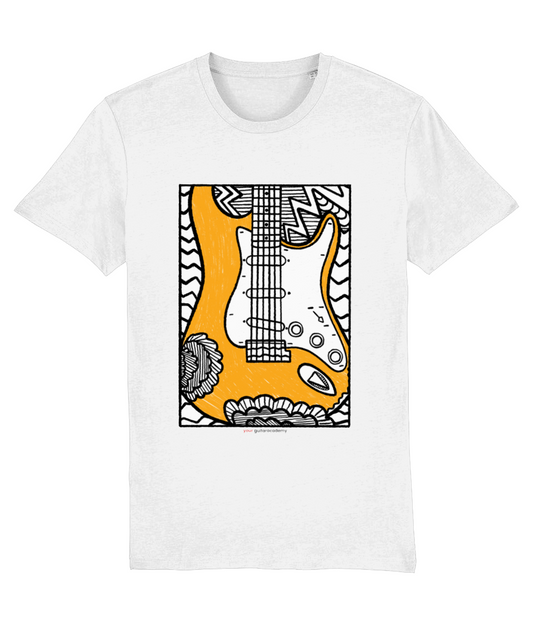 Yellow Thunderstruck Strat T-Shirt