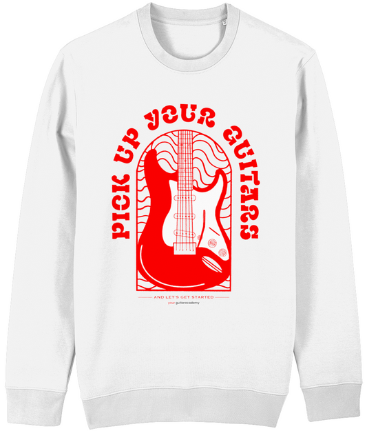 Pick Up Your Guitars Red Sweatshirt