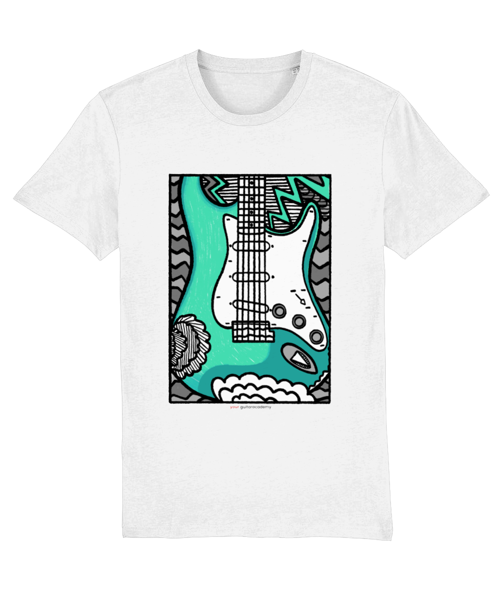 Green Thunderstruck Strat T-Shirt