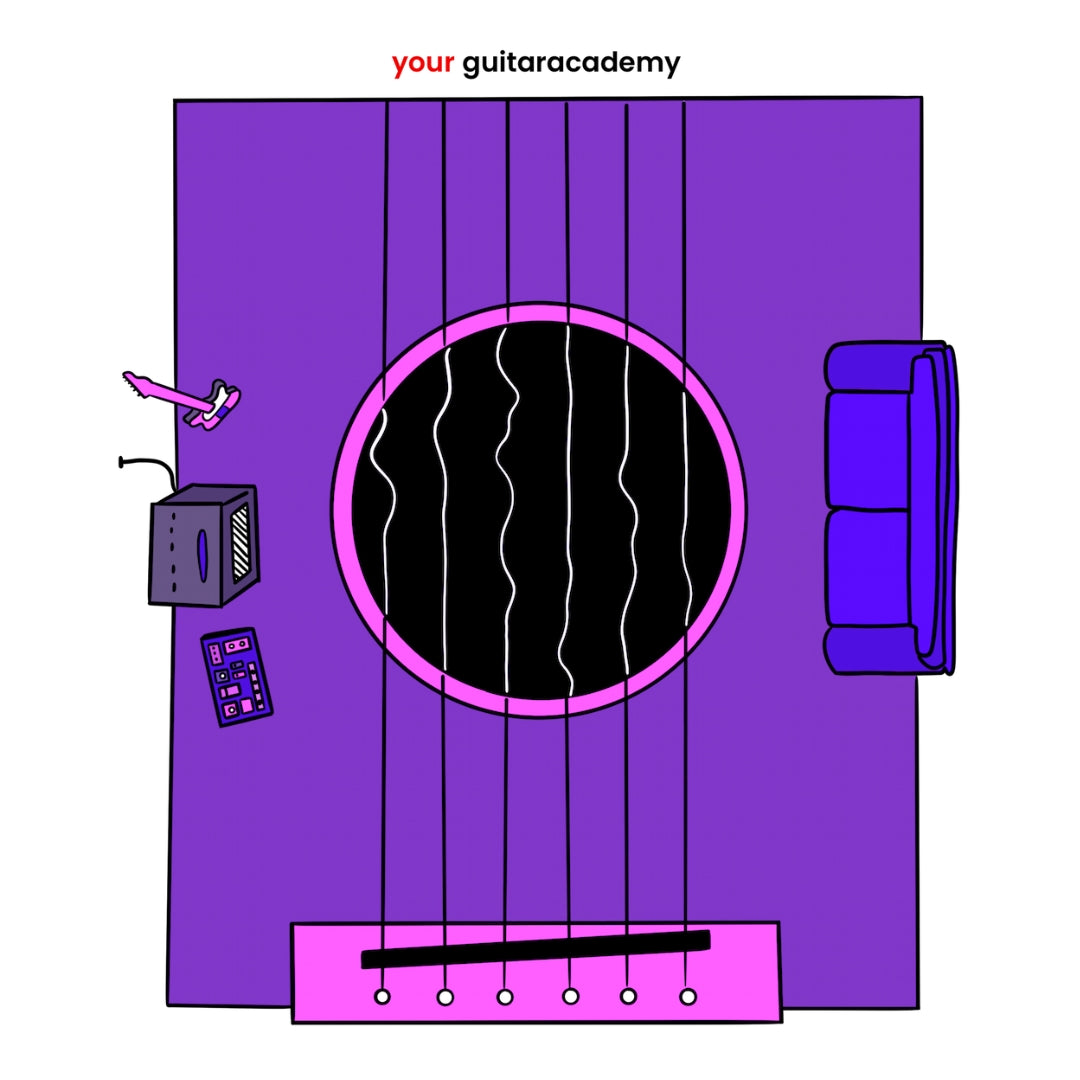 Good Vibrations in Purple Hoodie