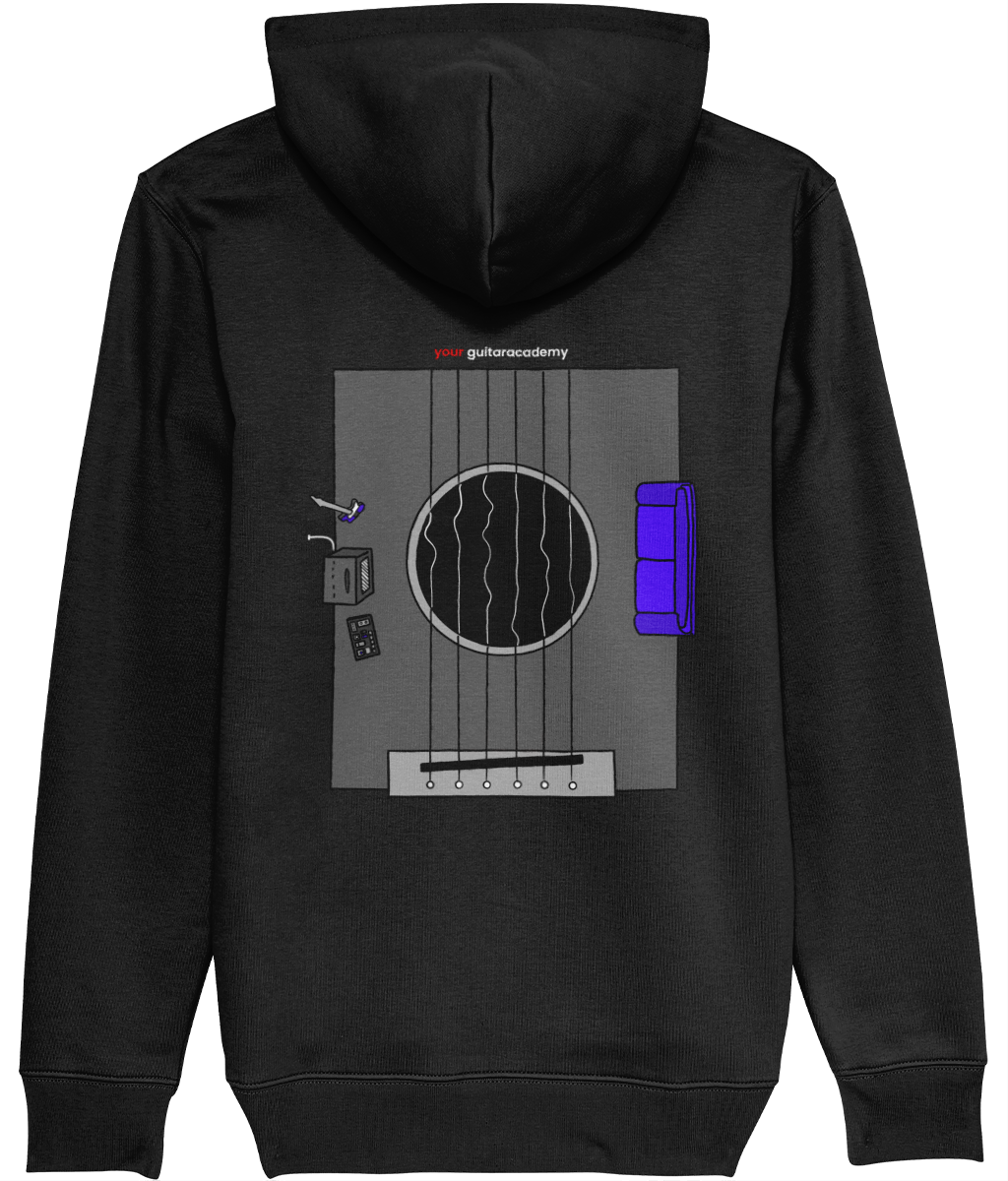Good Vibrations in Blue Grey Hoodie