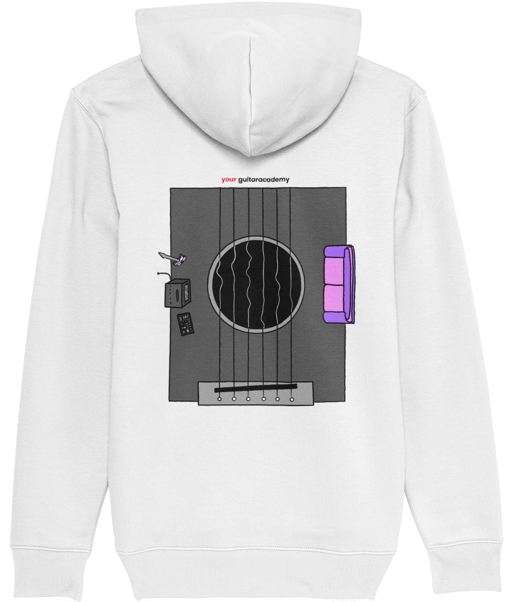 Good Vibrations in Pink Grey Hoodie