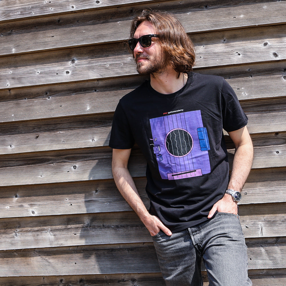 Good Vibrations in Purple T-Shirt