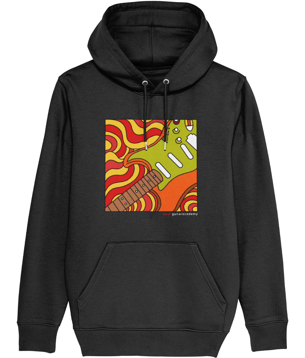 Orange Retro Stratocaster Hoodie