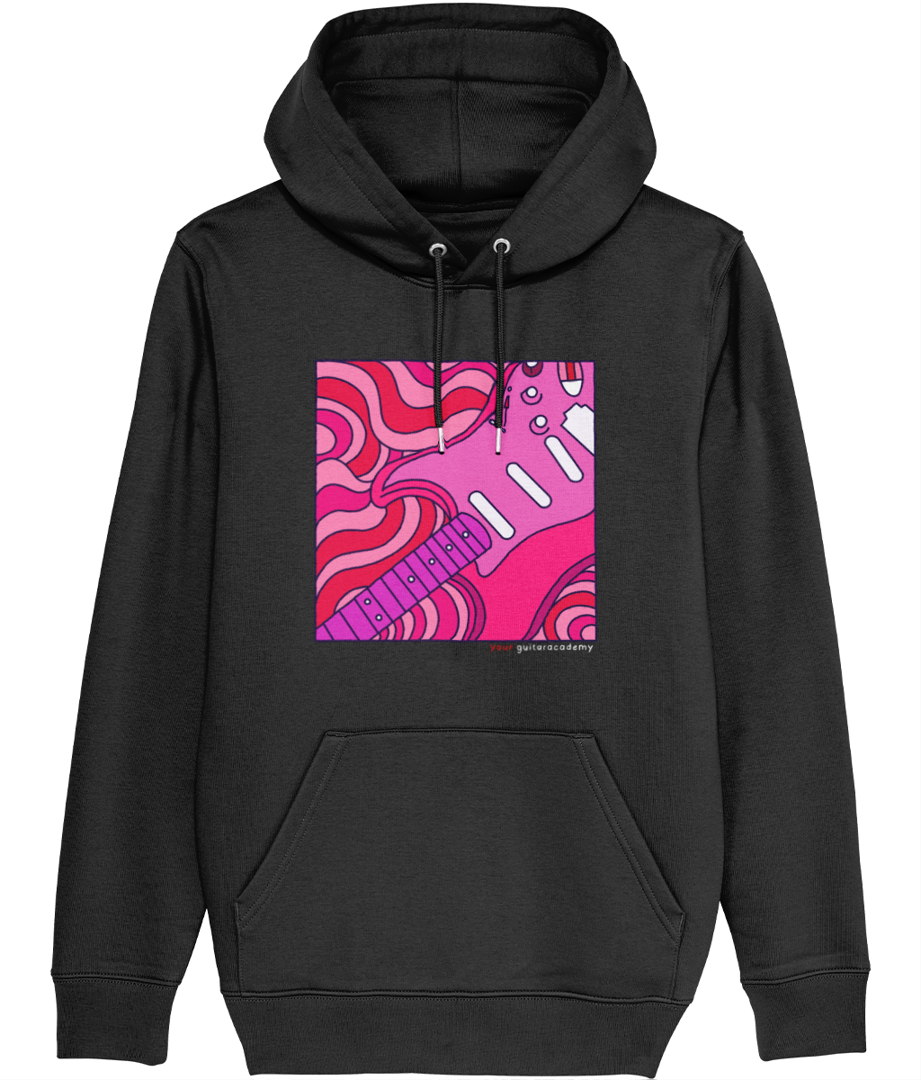 Pink Retro Stratocaster Hoodie