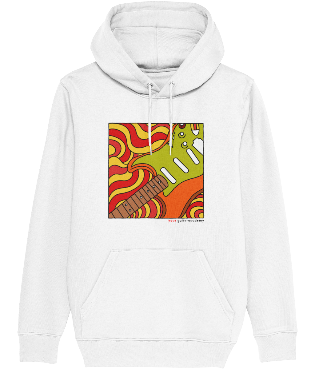 Orange Retro Stratocaster Hoodie