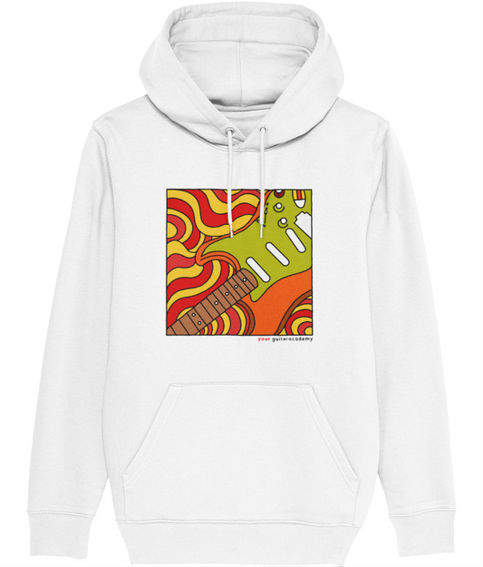 Orange Retro Stratocaster Hoodie