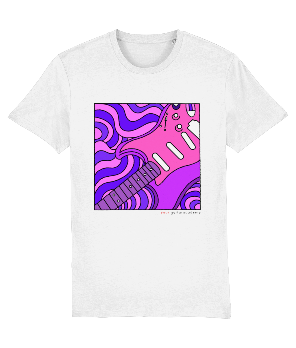 Purple Retro Stratocaster T-Shirt