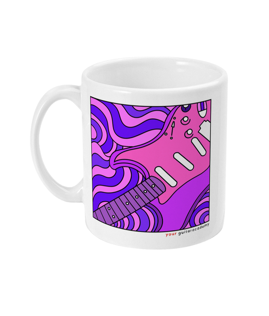 Purple Retro Strat Mug