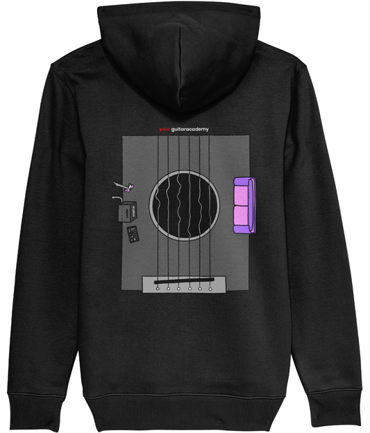 Good Vibrations in Pink Grey Hoodie