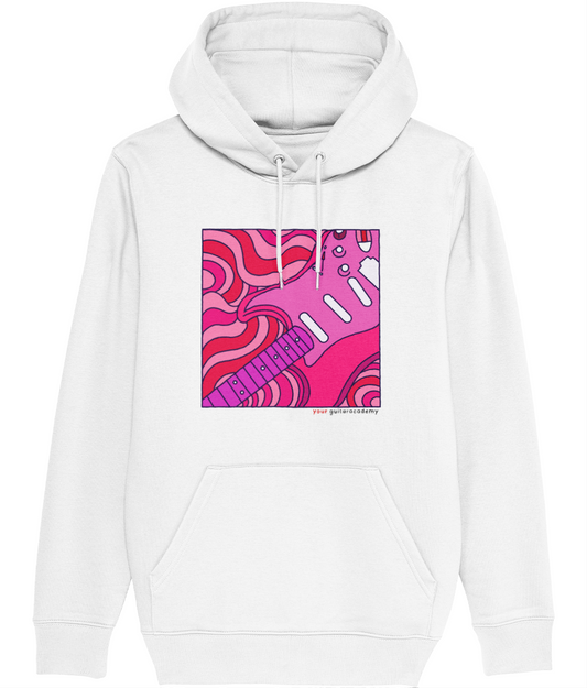 Pink Retro Stratocaster Hoodie