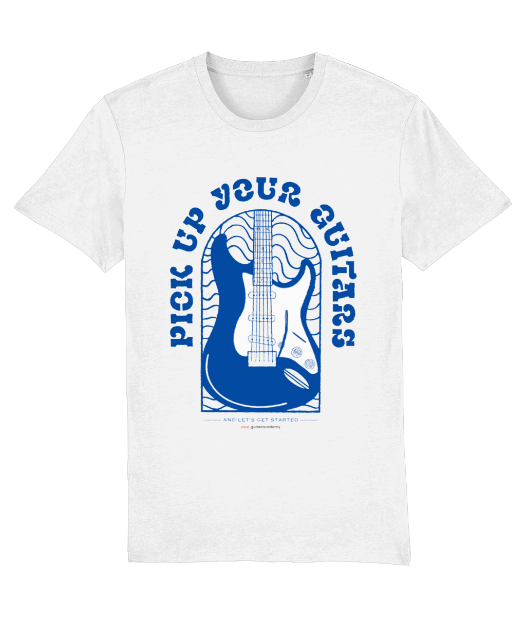 Pick Up Your Guitars Blue T-Shirt