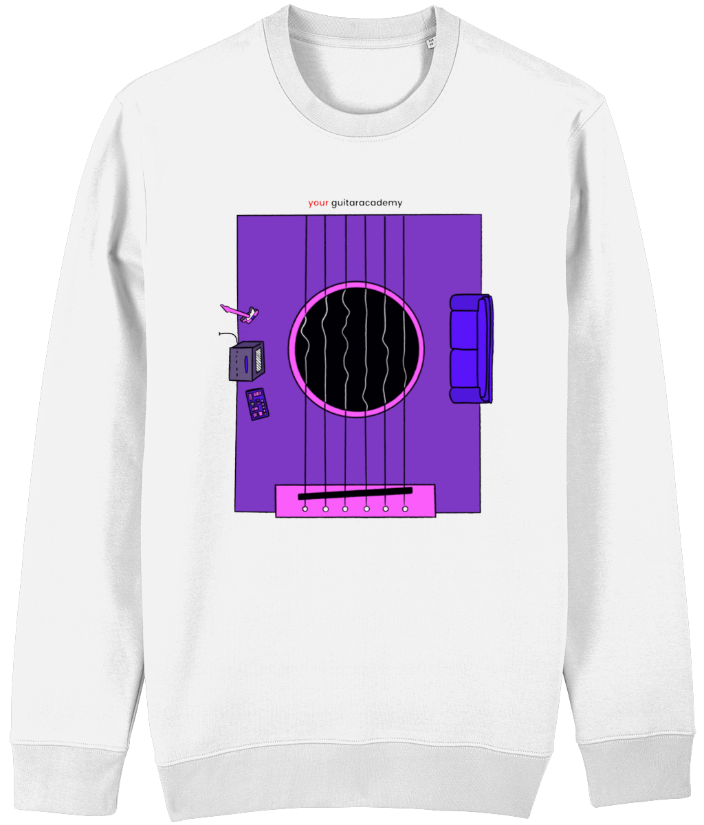 Good Vibrations in Purple Sweatshirt